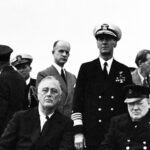 Winston Churchill and Franklin Roosevelt Atlantic Charter Conference August 9-12