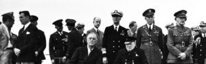 Winston Churchill and Franklin Roosevelt Atlantic Charter Conference August 9-12
